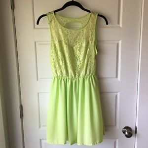Bright Green Dress